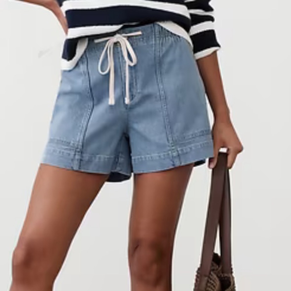 Banana Republic Factory Light Blue High Waist Shorts